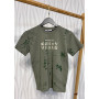Стильна підліткова футболка для хлопця з абстрактним принтом,розмір 140-146 см
